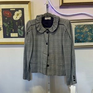 Vintage Ted Lapidus Paris Houndstooth Jacket